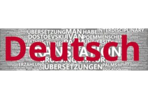 Eine Wortwolke für die Sprache Deutsch, die auf einem Korpus veröffentlichter Aufsätze von Kolleg*innen aus dem Arbeitsbereich sowie teils aus Hausarbeiten und Abschlussarbeiten. Die Größe eines Worts entspricht dabei der Häufigkeit des Wortes im Korpus - je größer es ist, desto häufiger kommt es vor.